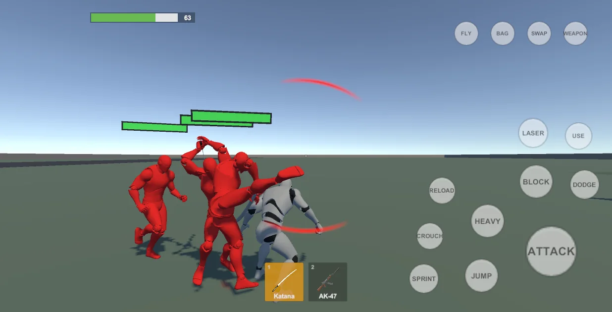 Melee enemies closing in.
