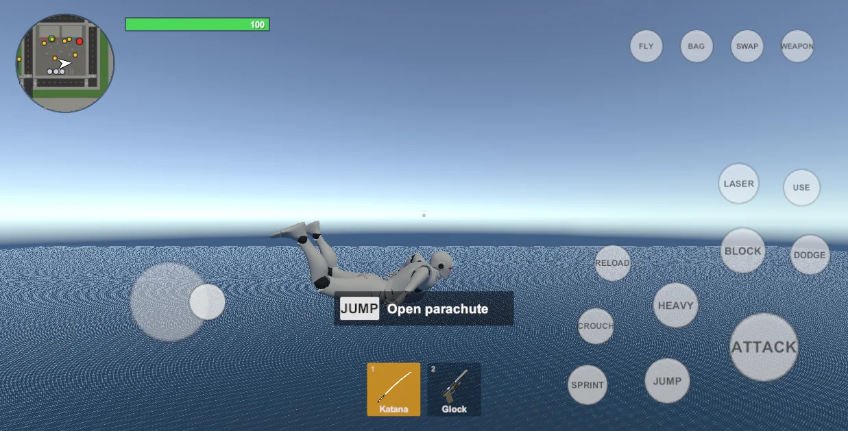 Free fall.