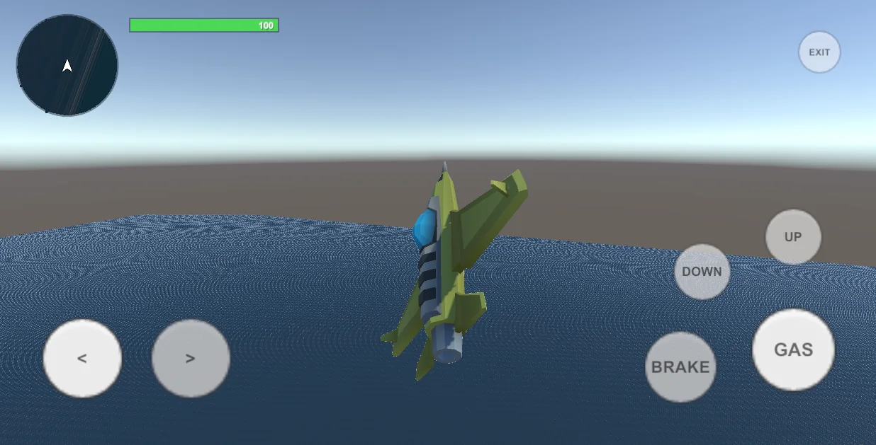 A jet in a climbing turn.